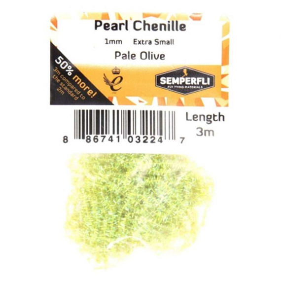 Semperfli Pearl Chenille 1mm - Pale Olive i gruppen Kroker Og Terminal Takkel / Flue Binding / Fluebindingsmateriale / Yarn Og Chenille hos Sportfiskeprylar.se (CPSC001POL)