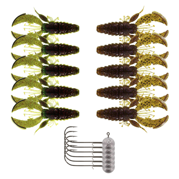 Westin Crecraw 8,5cm Jighead Combo i gruppen Sluker / Sluksett / Abbor Baitssett hos Sportfiskeprylar.se (CRECRAWJIGHEADCOMBO)