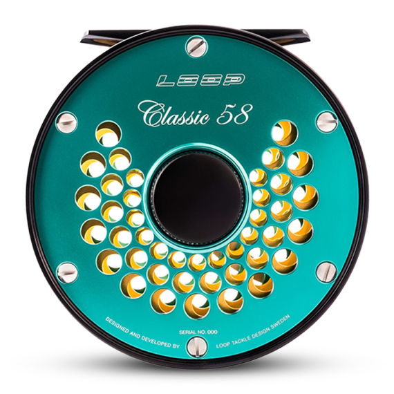 Loop Classic Reel Ported Aurora i gruppen Sneller / Fluesneller Og Ekstra Spoler / Fluesneller hos Sportfiskeprylar.se (CRT5-8PLr)