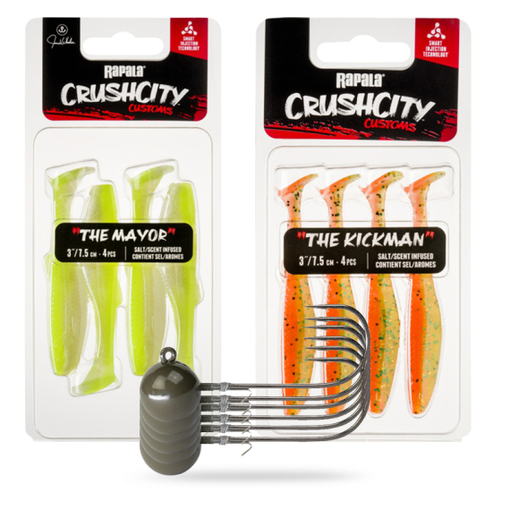 Rapala CrushCity Perch Set i gruppen Sluker / Sluksett / Abbor Baitssett hos Sportfiskeprylar.se (CRUSHCITYBORREPAKET)