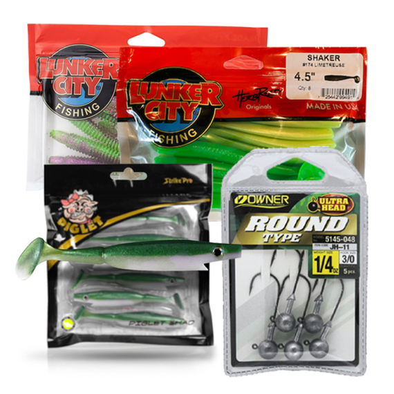 CWC Softbait Pack Perch i gruppen Sluker / Sluksett hos Sportfiskeprylar.se (CWCJIGGPAKET)