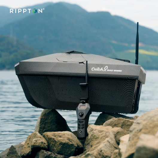 Rippton Catch X Black Samurai Bait Boat Carbon i gruppen hos Sportfiskeprylar.se (CXBS)