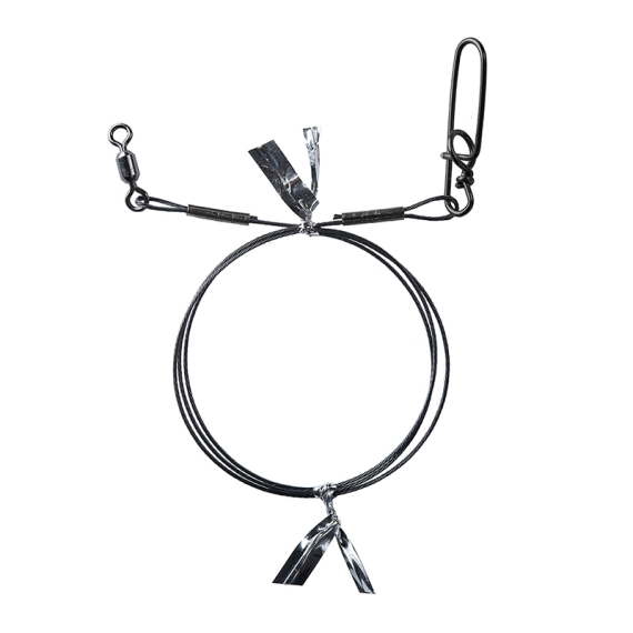 BKK 7x7 HD Wire leader (Pike Snap) i gruppen Kroker Og Terminal Takkel / Ledere Og Fortommsmaterialer / Ferdiglagde Fortommer / Stål Og Wire Fortommer hos Sportfiskeprylar.se (D-BC-0233r)