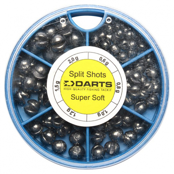 Darts Split Shot Dispenser 6-fack i gruppen Kroker Og Terminal Takkel / Søkker Og Lodd / Søkker Og Splitthaggel hos Sportfiskeprylar.se (D102-206r)