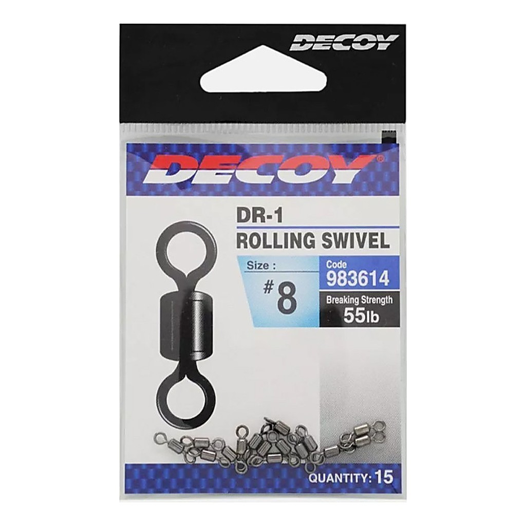 Decoy DR-1 Rolling Swivel i gruppen Kroker Og Terminal Takkel / Svivler / Svivler hos Sportfiskeprylar.se (D983607r)