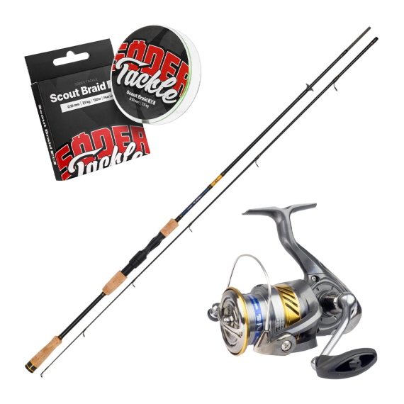 Daiwa Laguna XT Spin 8\'0\'\' 2pc 15-50g Combo i gruppen Kombinasjoner / Spinnsett / Allround Spinnsett hos Sportfiskeprylar.se (DAIWALAGUNACOMBO)