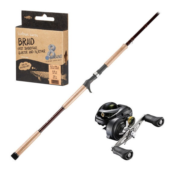 Wolfcreek Damn You Rod 2.0 - 8’6\'\' MultiPurpose, 6oz/180g Combo i gruppen Kombinasjoner / Kaste Kombinasjoner / Spinnfiskesett Gjedde hos Sportfiskeprylar.se (DAMNYOU20COMBO)