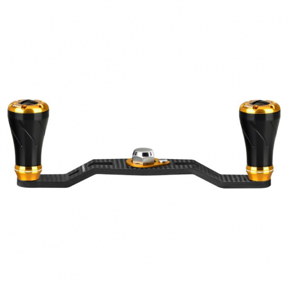 Gomexus 95mm Carbon Swept Handle with 20mm Aluminium Knob i gruppen Sneller / Tilbehør Fiskesneller / Snelle Sveiver hos Sportfiskeprylar.se (DCS95A20BKGDr)