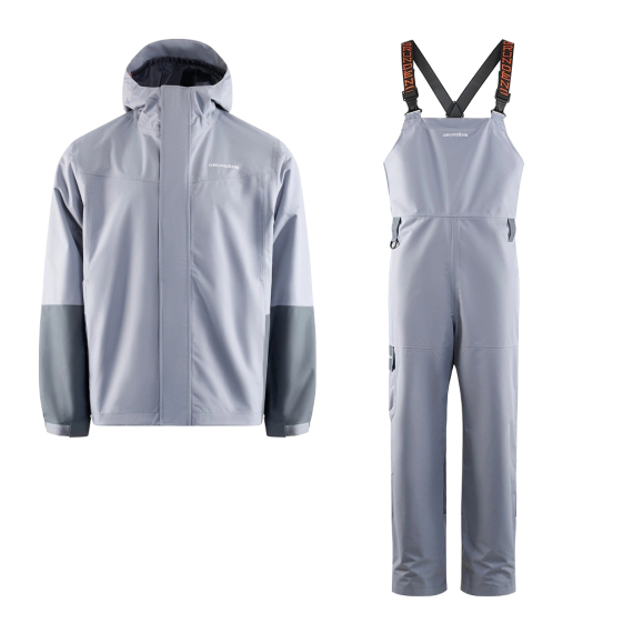 Grundéns Men\'s Deepwater 2L Fishing Jacket & Bib Set Tradewinds i gruppen Klær Og Fottøy / Klær / Fiskedress hos Sportfiskeprylar.se (DEEPWATERSET)