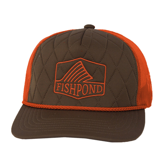 Fishpond Dorsal Fin Quilted Trucker Hat - Campfire i gruppen Klær Og Fottøy / Caps Og Annet Hodeplagg / Caps hos Sportfiskeprylar.se (DFQTH-C)