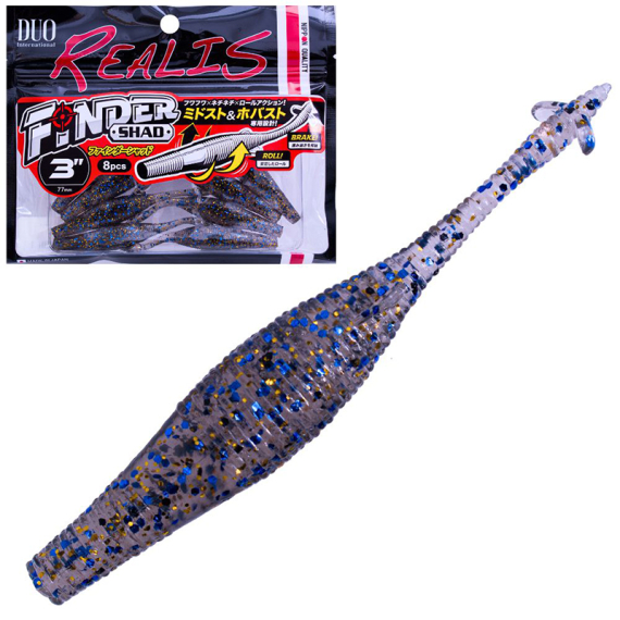 DUO Finder Shad 7,6cm i gruppen Sluker / Softbaits / Abbor Softbaits Og Gjørs Softbaits hos Sportfiskeprylar.se (DI149802r)