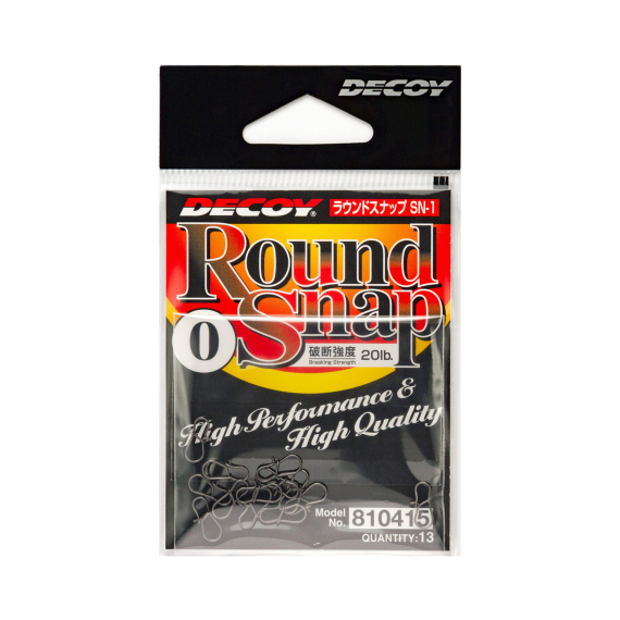 Decoy SN-1 Round Snap i gruppen Kroker Og Terminal Takkel / Snappere / Hurtigkoblinger hos Sportfiskeprylar.se (DSN10r)