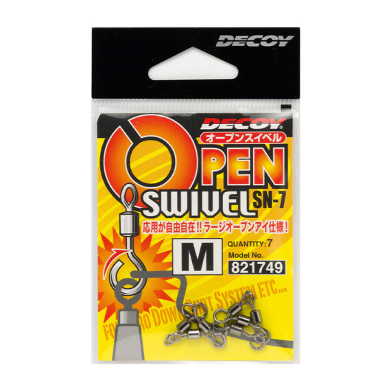 Decoy SN-7 Open Swivel i gruppen Kroker Og Terminal Takkel / Svivler hos Sportfiskeprylar.se (DSN7Lr)