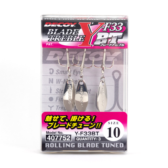 Decoy Blade Treble Y-F33BT i gruppen Kroker Og Terminal Takkel / Kroker hos Sportfiskeprylar.se (DYF33BT2r)