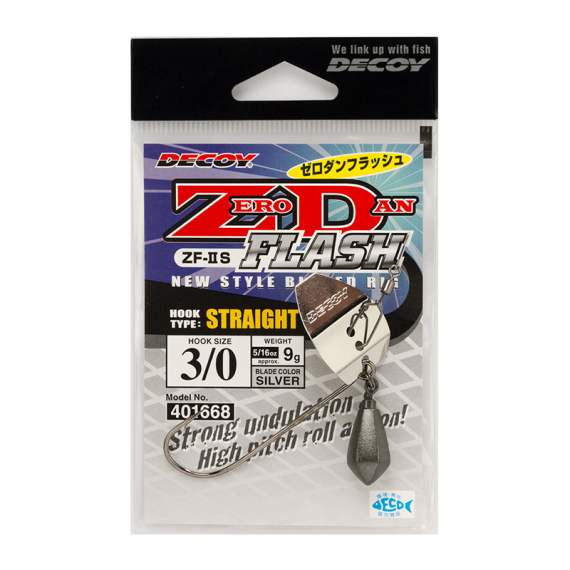 Decoy ZF-2S Zero-Dan Flash Straight i gruppen Sluker / Chatterbaits Og Bladed Jigs hos Sportfiskeprylar.se (DZF2S108r)