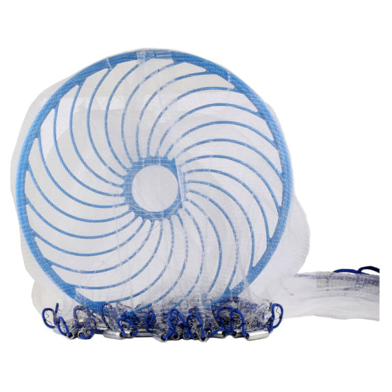 Wiggler UFO Cast Net w. Iron Sinkers 10m i gruppen Utstyr Og Tilbehør / Kastenett Og Agnfisk Feller / Kastenett hos Sportfiskeprylar.se (EVKU)