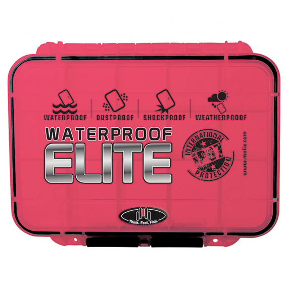 Molix Elite Waterproof 02 Compartments i gruppen Oppbevaring / Utstyrsskrin / Slukboks hos Sportfiskeprylar.se (EWP-02C)