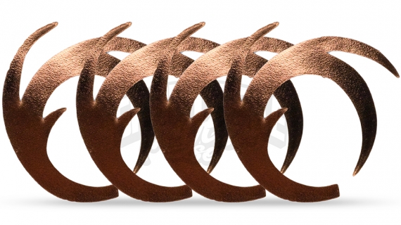 Dragon Tails XL 4-pack, Copper i gruppen Kroker Og Terminal Takkel / Flue Binding / Fluebindingsmateriale / Ekstra Haler hos Sportfiskeprylar.se (F-DT4108)