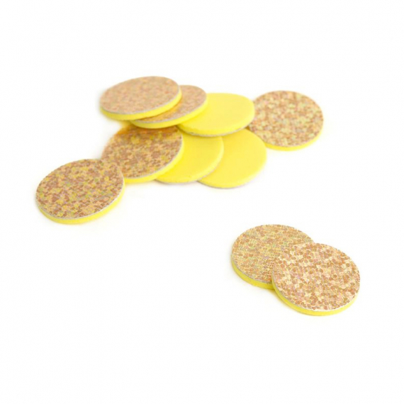 Waterpushing Disc 10-pack - Holo Gold i gruppen Kroker Og Terminal Takkel / Flue Binding / Fluebindingsmateriale / Poppere Og Magic Heads hos Sportfiskeprylar.se (F-WP100)