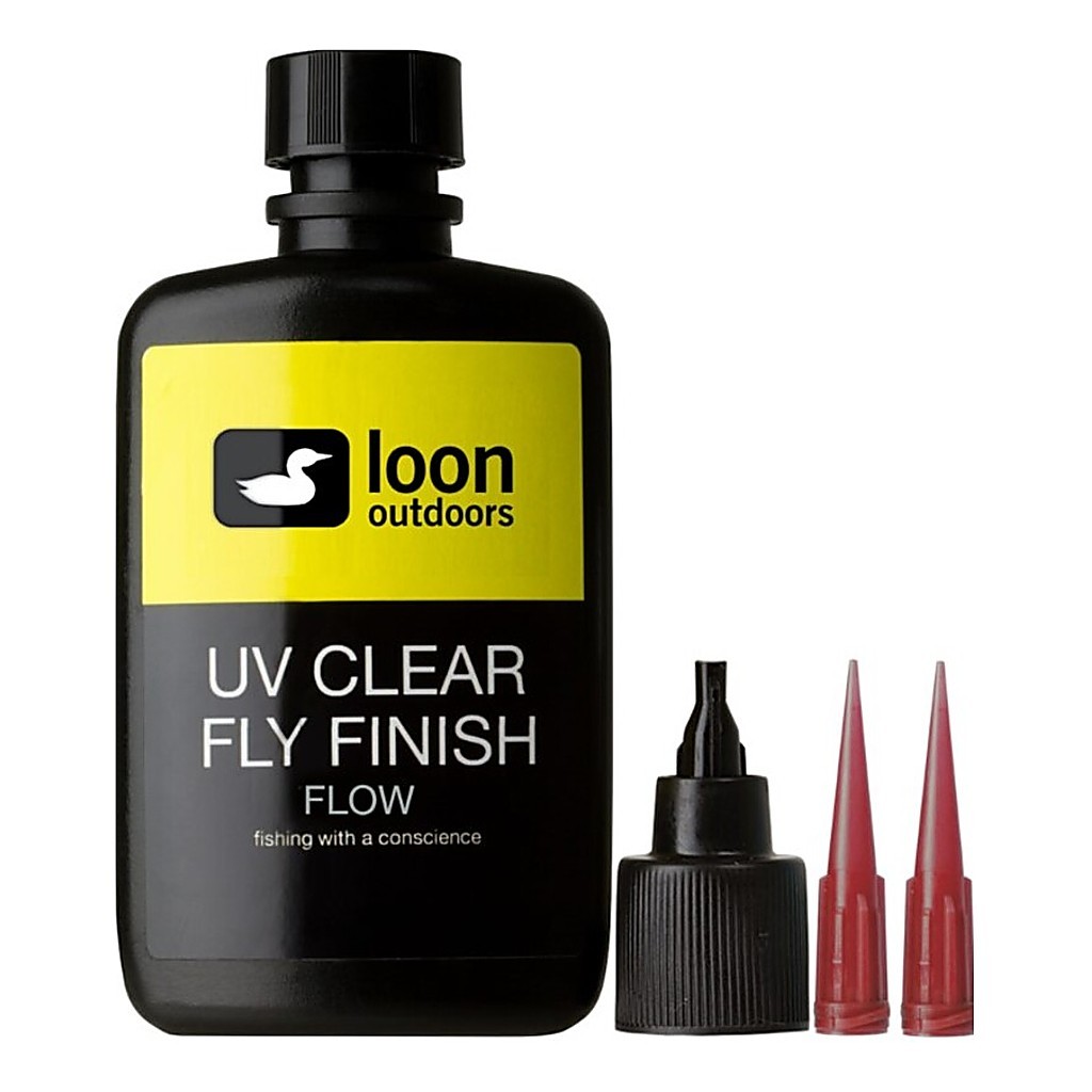 Loon UV Clear Fly Finish - Flow (2 Oz) i gruppen Fiskemetoder / Fluefiske / Flue Binding / Fluebindingsmateriale / Diverse Kjemikalier hos Sportfiskeprylar.se (F0122)