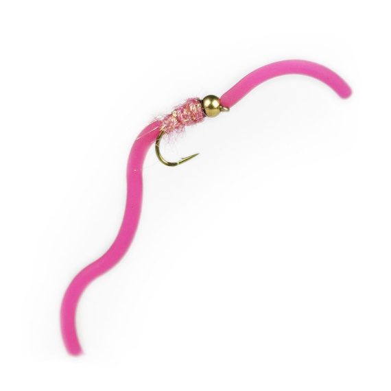 Squirmy Worm Hot Pink BH # 12 i gruppen Sluker / Fluer / Nymfer hos Sportfiskeprylar.se (F30-1060-12)
