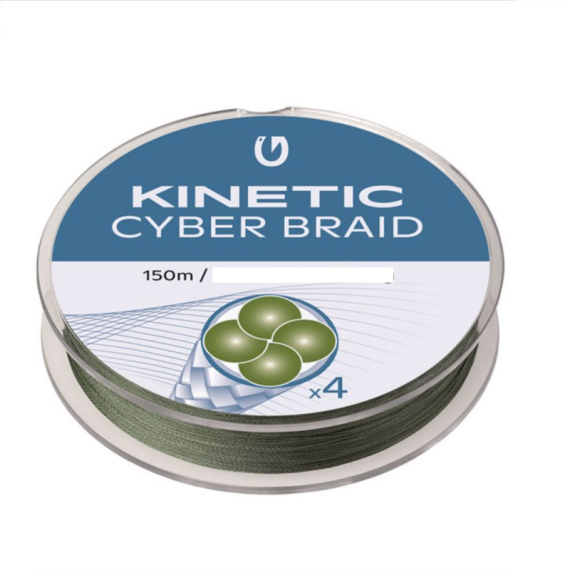 Kinetic 4 Braid 150m Dusty Green - 0,12mm/10,3kg
