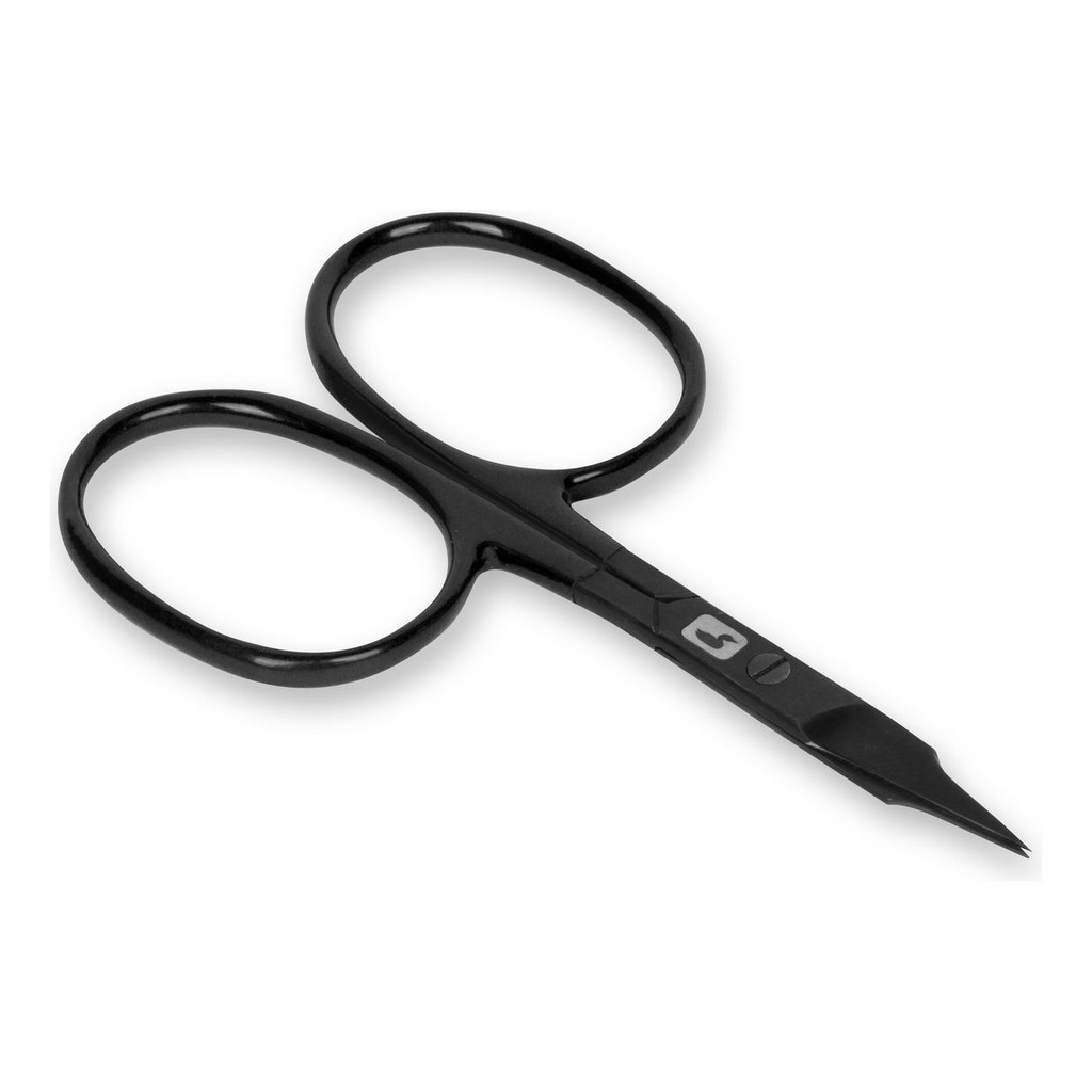 Loon Ergo Precision Tip Scissors - Black i gruppen Utstyr Og Tilbehør / Tenger Og Sakser / Linekutter Og Sakser hos Sportfiskeprylar.se (F6107)