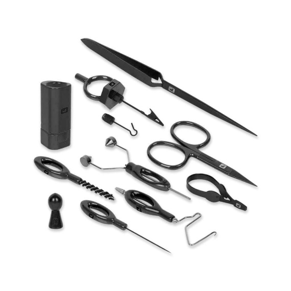 Loon Complete Fly Tying Tool Kit - Black i gruppen Kroker Og Terminal Takkel / Flue Binding / Fluebindingsverktøy / Utstyrssett Fluefiske hos Sportfiskeprylar.se (F6123)