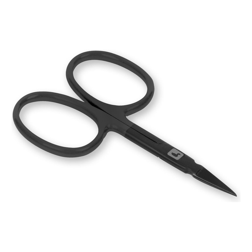 Loon Ergo Arrow Point Scissors - Black i gruppen Utstyr Og Tilbehør / Tenger Og Sakser / Linekutter Og Sakser hos Sportfiskeprylar.se (F6977)