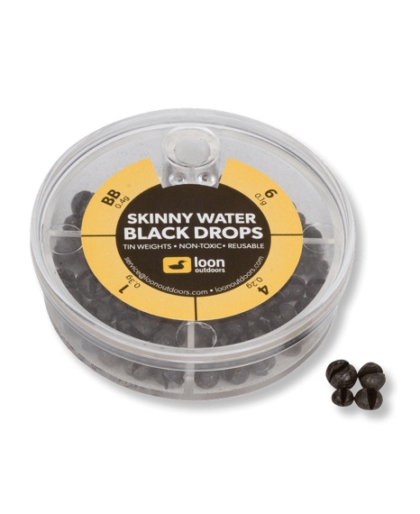 Loon Black Drop - 4 Division - Black Skinny Water i gruppen Kroker Og Terminal Takkel / Søkker Og Lodd / Søkker Og Splitthaggel hos Sportfiskeprylar.se (F7133)