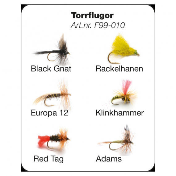 Flugor - Torrflugor i gruppen Sluker / Fluer hos Sportfiskeprylar.se (F99-010)