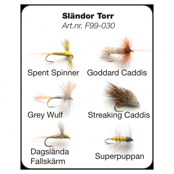Flugor - Sländor Torr i gruppen Sluker / Fluer hos Sportfiskeprylar.se (F99-030)