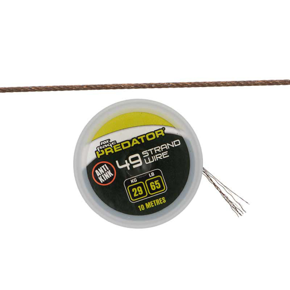 Fox Rage Predator 49-Strand Coated Steel Wire i gruppen Kroker Og Terminal Takkel / Ledere Og Fortommsmaterialer / Fortommsmaterialer hos Sportfiskeprylar.se (FAC158r)