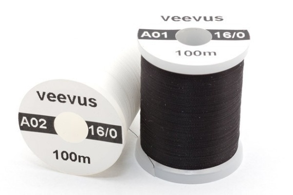 Veevus Tying Threads 16/0 i gruppen Kroker Og Terminal Takkel / Flue Binding / Fluebindingsmateriale / Bindetråd hos Sportfiskeprylar.se (FC3255-03r)