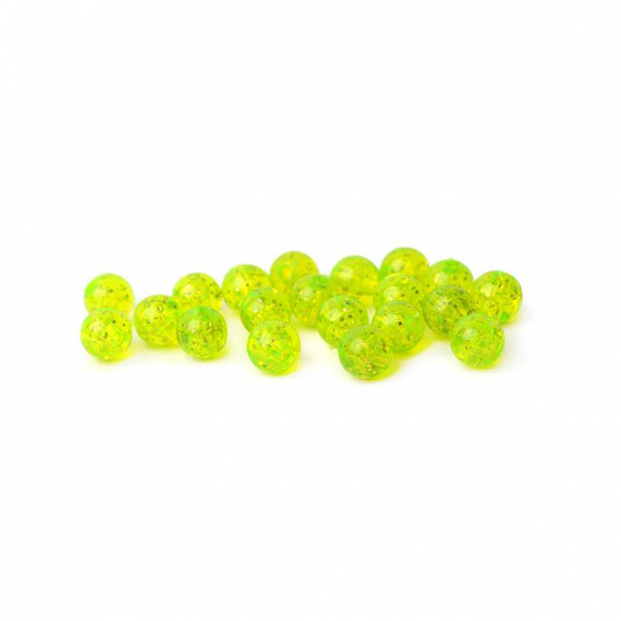 Articulation Beads 6mm - Sparkle Fl. Green i gruppen Kroker Og Terminal Takkel / Flue Binding / Fluebindingsmateriale / Perler hos Sportfiskeprylar.se (FD-AB4031)
