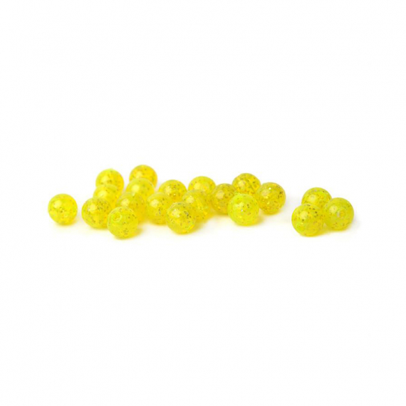 Articulation Beads 6mm - Sparkle Chartreuse i gruppen Kroker Og Terminal Takkel / Flue Binding / Fluebindingsmateriale / Perler hos Sportfiskeprylar.se (FD-AB4032)