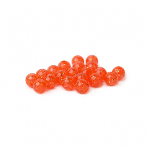 Articulation Beads 6mm - Sparkle Fl. Orange i gruppen Kroker Og Terminal Takkel / Flue Binding / Fluebindingsmateriale / Perler hos Sportfiskeprylar.se (FD-AB4033)