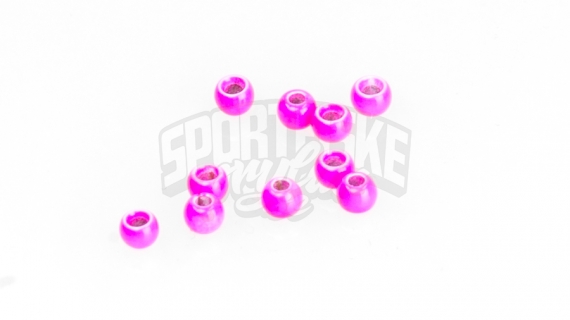 Brass beads 2.8mm - Fluo Pink i gruppen Kroker Og Terminal Takkel / Flue Binding / Fluebindingsmateriale / Coneheads/Tubevekter hos Sportfiskeprylar.se (FD-C1200)