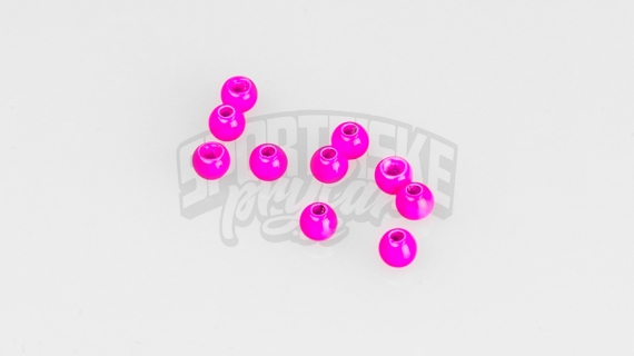 Brass beads 4.0mm - Fluo Pink i gruppen Kroker Og Terminal Takkel / Flue Binding / Fluebindingsmateriale / Coneheads/Tubevekter hos Sportfiskeprylar.se (FD-C1202)