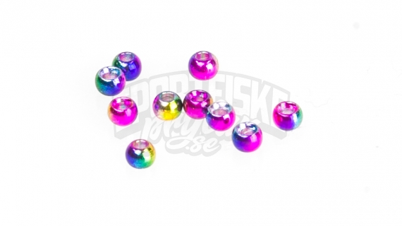 Brass beads 2.8mm - Rainbow i gruppen Kroker Og Terminal Takkel / Flue Binding / Fluebindingsmateriale / Coneheads/Tubevekter hos Sportfiskeprylar.se (FD-C1204)