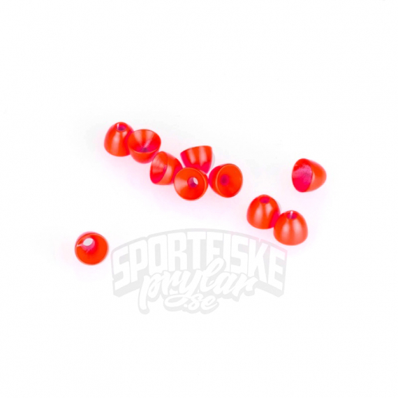 Coneheads L (6,3mm) - Fluo Red i gruppen Kroker Og Terminal Takkel / Flue Binding / Fluebindingsmateriale / Coneheads/Tubevekter hos Sportfiskeprylar.se (FD-C1613)