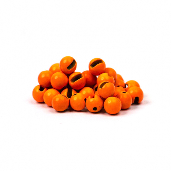 Fly Dressing Slotted Tungsten Beads 3mm, Fluo Orange i gruppen Kroker Og Terminal Takkel / Flue Binding / Fluebindingsmateriale / Perler hos Sportfiskeprylar.se (FD-C2303)