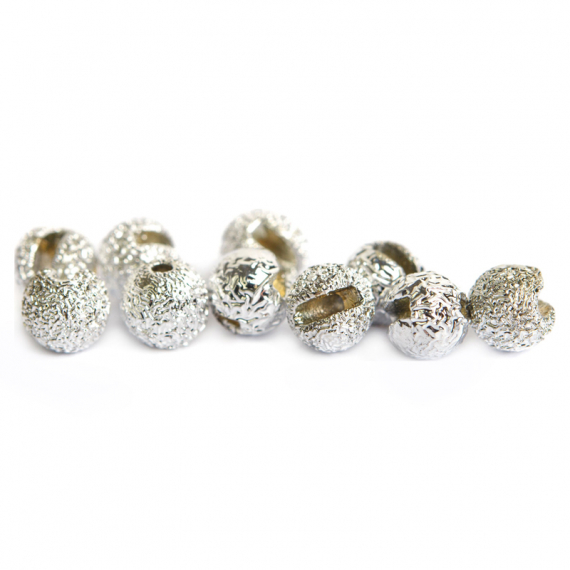 Gritty Slotted Tungsten Beads 3mm - Metallic Silver i gruppen Kroker Og Terminal Takkel / Flue Binding / Fluebindingsmateriale / Perler hos Sportfiskeprylar.se (FD-C2323)