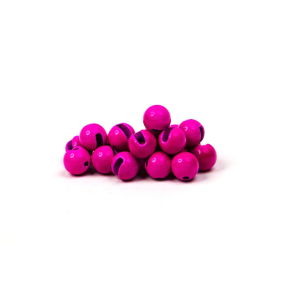 Fly Dressing Slotted Tungsten Beads 5,5mm, Fluo Pink i gruppen Kroker Og Terminal Takkel / Flue Binding / Fluebindingsmateriale / Perler hos Sportfiskeprylar.se (FD-C2504)