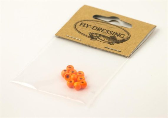 Bauer Pike Beads 0,8g - Fluo Orange i gruppen Kroker Og Terminal Takkel / Flue Binding / Fluebindingsmateriale / Perler hos Sportfiskeprylar.se (FD-C5104)