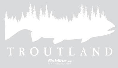 Fishline Troutland sticker i gruppen Annen / Klistremerker Og Dekaler hos Sportfiskeprylar.se (FL-STICK-T-LAND)