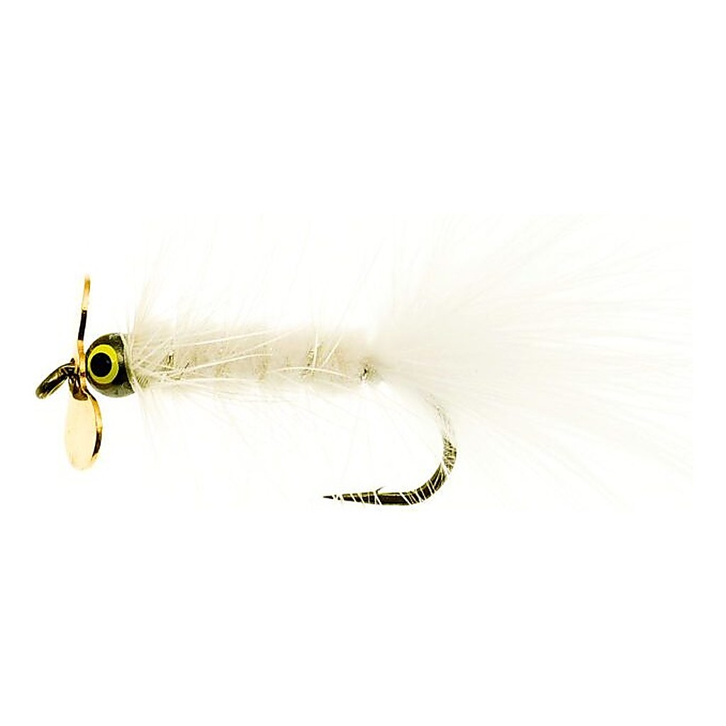 Dog Nobbler Propeller White Kamasan B170 #4 i gruppen Sluker / Fluer / Streamere hos Sportfiskeprylar.se (FL00110)
