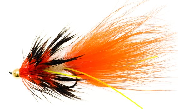 Mega Nobbler Orange/Black TMC 7989 #2 i gruppen Sluker / Fluer / Streamere hos Sportfiskeprylar.se (FL00112)