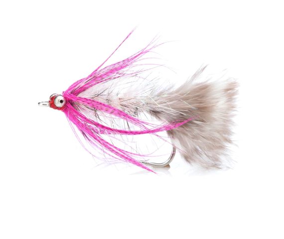 Polarmagnus Pink Grey Daiichi 2220 #6 i gruppen Sluker / Fluer / Streamere hos Sportfiskeprylar.se (FL00509)