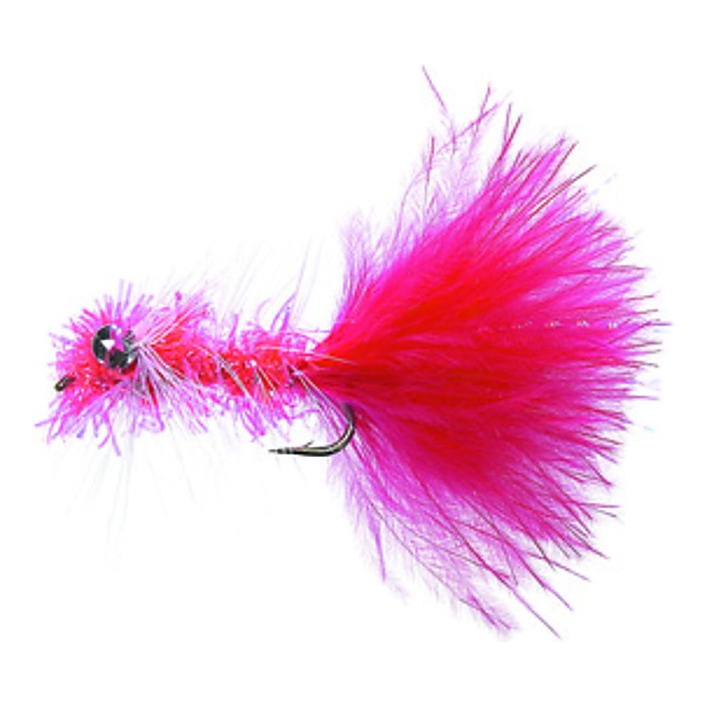 Krystal Bugger Fluo Red Daiichi 1720 #8 i gruppen Sluker / Fluer / Streamere hos Sportfiskeprylar.se (FL21009)